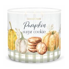 Goose Creek vonná svíčka Pumpkin Sugar Cookie (Dýňové cukroví) 411g