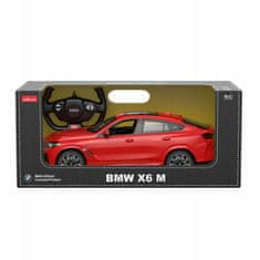 Rastar Bmw X6 M Červené Rastar Model 1:14 Na Dálkové Ovládání Auto + Dálkové Ovládání 2,4 Ghz