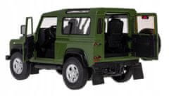 Rastar Land Rover Defender Zelený Rastar Model 1:14 Dálkové Ovládání Auto + Pil