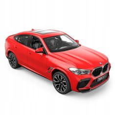 Rastar Bmw X6 M Červené Rastar Model 1:14 Na Dálkové Ovládání Auto + Dálkové Ovládání 2,4 Ghz