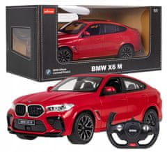 Rastar Bmw X6 M Červené Rastar Model 1:14 Na Dálkové Ovládání Auto + Dálkové Ovládání 2,4 Ghz