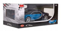 Rastar Bugatti Chiron Modrá Rastar Model 1:14 Na Dálkové Ovládání Auto + Světla