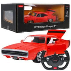 Rastar 1970 Dodge Charger Rt Červený Rastar Model 1:16 Na Dálkové Ovládání Auto + P