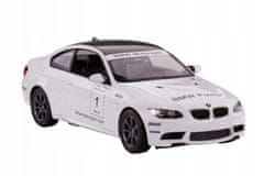 Rastar Bmw M3 Bílá Rastar Model 1:14 Na Dálkové Ovládání Auto + Dálkové Ovládání 2,4 Ghz