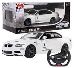 Rastar Bmw M3 Bílá Rastar Model 1:14 Na Dálkové Ovládání Auto + Dálkové Ovládání 2,4 Ghz