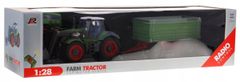 Lean-toys Traktor S Bagrem A Přívěsem Pro Děti 3+ Dálkový