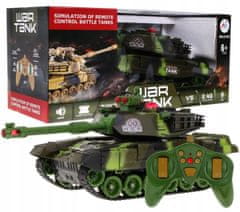 Lean-toys Tank R/C 2.4Ghz Zelený