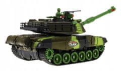 Lean-toys Tank R/C 2.4Ghz Zelený