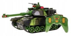 Lean-toys Tank R/C 2.4Ghz Zelený