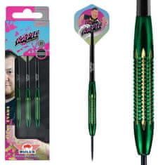 Šipky Steel Ricky Evans Shell - Coated Brass - Green - 21g