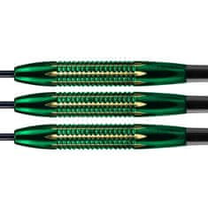 Šipky Steel Ricky Evans Shell - Coated Brass - Green - 21g