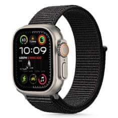 Tech-protect Nylon řemínek na Apple Watch 44/45/46/49mm, black