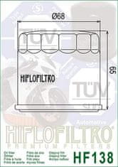 Hiflofiltro Olejový filtr HF138