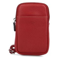 Katana Stylová dámská kožená crossbody kapsa Katana Stacy, červená