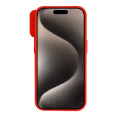 MobilPouzdra.cz Kryt CamShield pro Apple iPhone 15 Pro , barva červená