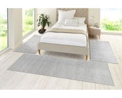 Hanse Home Ložnicová sada Pure 102615 Grey (Rozměry koberců 3 díly: 70x140 (2x), 70x240 (1x))