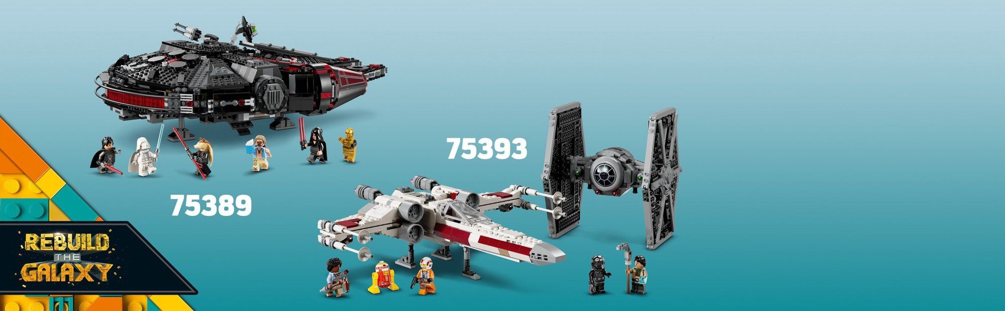 LEGO Star Wars 75393 Stíhačka TIE a X-wing