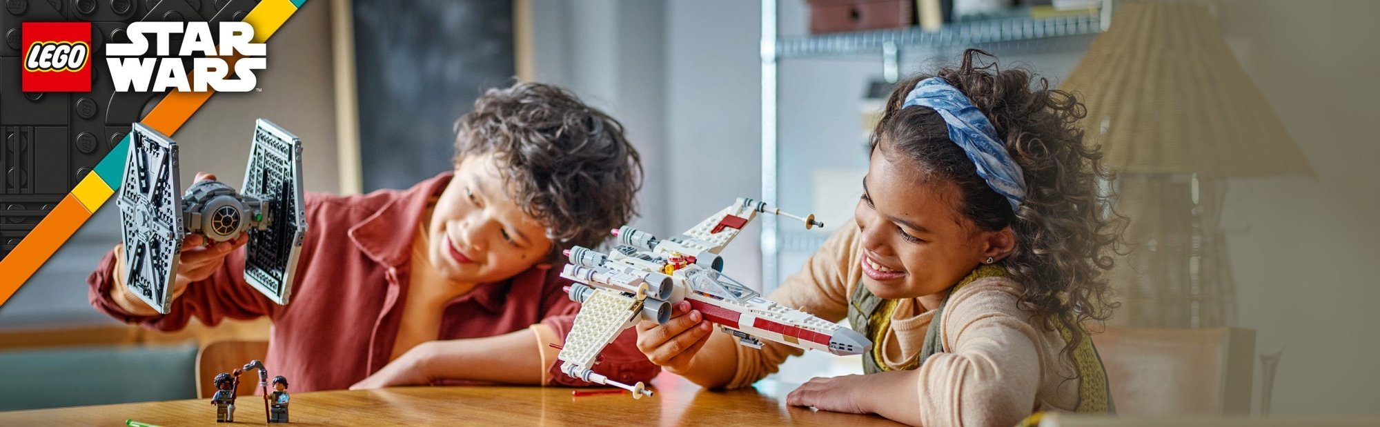 LEGO Star Wars 75393 Stíhačka TIE a X-wing – kombinovaná stavebnice