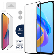 Dux Ducis DUX DUCIS 9D TEMPERED GLASS ODOLNÉ TVRZENÉ SKLO 9H PRO CELOU OBRAZOVKU S RÁMEČKEM OPPO A76 / OPPO A36 / REALME 9I BLACK (CASE FRIENDLY)