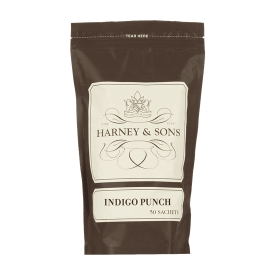 Harney & Sons Bezkofeinový bylinný čaj Indigo Punch 50ks