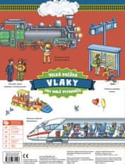 Presco Publishing Velká knížka VLAKY pro malé vypravěče