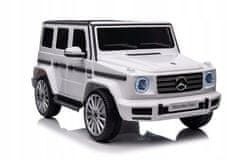 Super-Toys Vozidlo Na Baterie Mercedes G500 Bílé 4X4