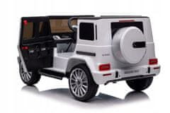 Super-Toys Vozidlo Na Baterie Mercedes G500 Bílé 4X4