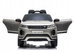 Super-Toys Auto Na Baterie Range Rover Evoque Stříbrné Lakované