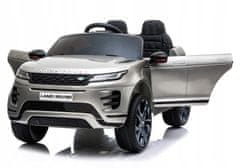 Super-Toys Auto Na Baterie Range Rover Evoque Stříbrné Lakované