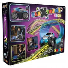 Smoby Flextreme Neon Autodráha S Autem Zesta