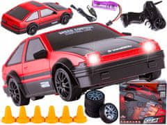 KECJA Auto Do Driftu, Auto Rc Drift 1:24 2,4 Ghz 4Wd Červená Toyota