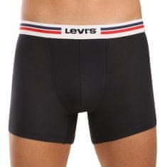 Levis 3PACK pánské boxerky černé (701229549 001) - velikost L