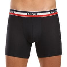 Levis 3PACK pánské boxerky černé (701229549 001) - velikost L