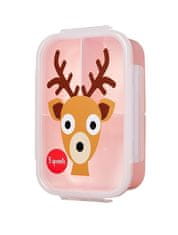 3 Sprouts Krabička na jídlo Bento Deer Pink