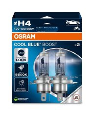 Osram Cool Blue Boost H4 12V 100/90W 62193CBB-2HB - 2KS