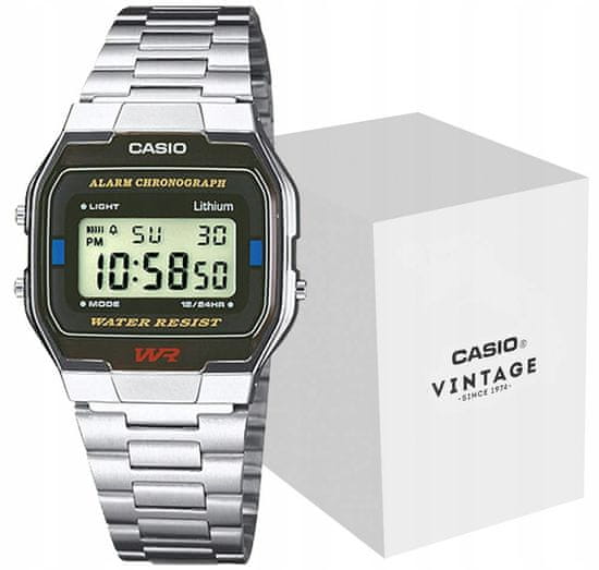 Casio Hodinky Casio A163Wa-1Qes Unisex + Box