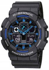 Casio Pánské Hodinky Casio G-Shock Ga-100-1A2Er + Box