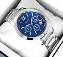 Giewont Pánské Hodinky Giewont Apex Chrono Gw6480-2 Chronograf Silver/Blue