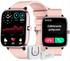 Giewont Chytré Hodinky Giewont Dynamic Smartcall Gw230-1 - Rose Gold/Powder Pink