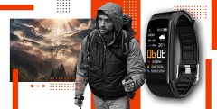 Giewont Smartband Giewont Fit&Go Duo Gw200-9 - Black + Řemínek Orange Power