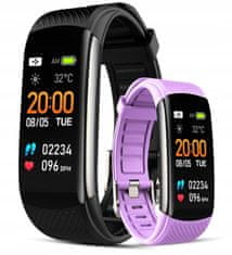 Giewont Smartband Giewont Fit&Go Duo Gw200-8 - Black + Touch Of Lavender Pásek