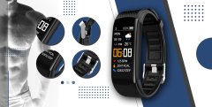 Giewont Smartband Giewont Fit&Go Duo Gw200-6 - Black + Řemínek Smart Navy