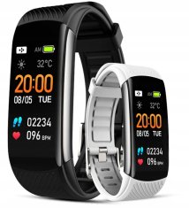 Giewont Smartband Giewont Fit&Go Duo Gw200-2 - Black + Řemínek Ice White