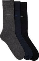 Hugo Boss 3 PACK - pánské ponožky BOSS 50484005-963 (Velikost 40-46)