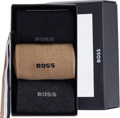 Hugo Boss 3 PACK - pánské ponožky BOSS 50484005-260 (Velikost 40-46)