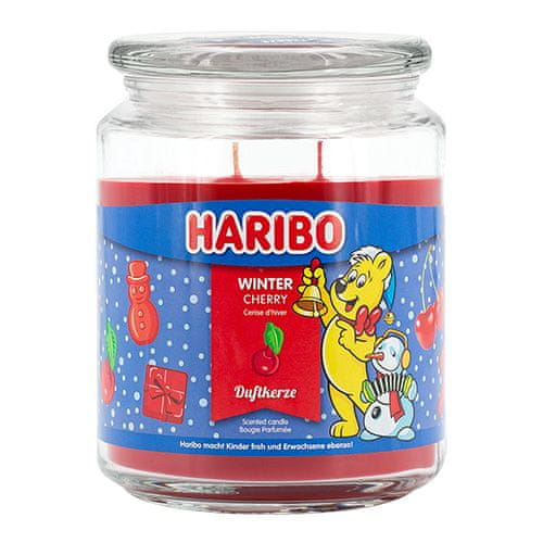 Haribo Svíčka ve skleněné dóze , Zimní třešně, 510 g