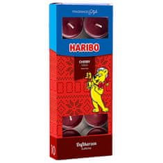 Haribo Čajové svíčky , Třešňová cola, 10 ks, vánoční design