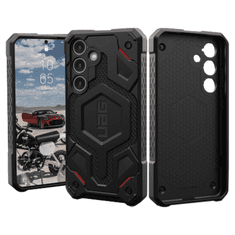 UAG POUZDRO UAG MONARCH PRO PRO SAMSUNG GALAXY S24 S MAGNETICKÝM MODULEM - ČERNÝ KEVLAR