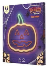 Forever Light Neonová LED dýně na zeď USB 25x32,5x1,6cm Halloween