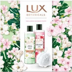 Lux Botanicals vánoční balíček pro ženu se sprchovou houbou